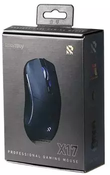 Мышь SmartBuy RUSH X17 SBM-747G-K проводная игровая черная (1/80)