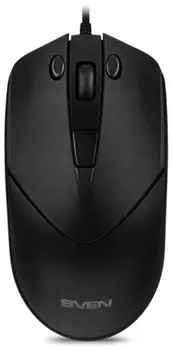 МФУ SV-020286 Мышь SVEN RX-100 чёрная (кн. копировать-вставить. 5+1кл. 1000-400DPI, блист.)
