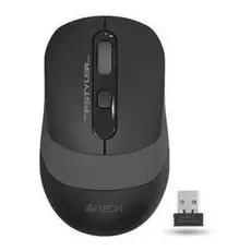 Мышь Wireless A4Tech FG10 GREY черно-серая, 2000dpi, USB