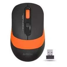 Мышь Wireless A4Tech FG10 ORANGE черно-оранжевая, 2000dpi, USB