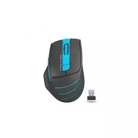 Мышь Wireless A4Tech FG30S серый/синий оптическая (2000dpi) silent USB 1204071