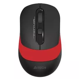 Мышь Wireless A4Tech Fstyler FG10 черный/красный оптическая (2000dpi) беспроводная USB (4but) 1200657