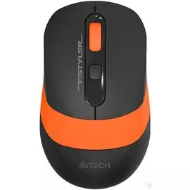 Мышь Wireless A4Tech Fstyler FG10S черный/оранжевый оптическая (2000dpi) silent (4but) (1204066)