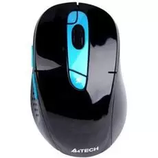 Мышь Wireless A4Tech G11-570FX (BLACK+ BLUE )