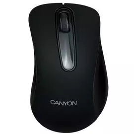 Мышь Wireless Canyon MW2 CNE-CMSW2 черный, DPI 1200, 3 кнопки, прорезиненное покрытие.