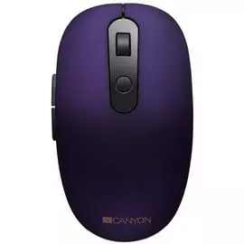 Мышь Wireless Canyon MW-9 CNS-CMSW09V optical 6 buttons, DPI 800/1000/1200/1500, 2 mode(BT/ 2.4GHz), Battery AA*1pcs, Violet