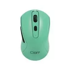 Мышь Wireless CBR CM 522 mint, 2,4 ГГц, 800/1200/1600 dpi, 6 кнопок и колесо прокрутки, технология "бесшумный клик", ABS-пластик