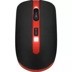 Мышь Wireless CBR CM 554R black/red, 1600dpi, 3кн, колесико прокрутки