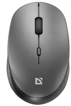 Мышь Wireless Defender Auris MB-027 52029 оптическая серая, 4D, 800-1600dpi, бесшумная.