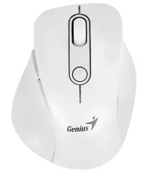 Мышь Wireless Genius Ergo 9000S Pro 31030039400 2.4 ГГц, 800-2400dpi, bluetooth, 6 кнопок, pearl white