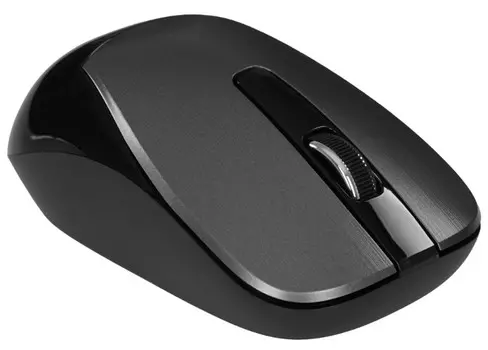 Мышь Wireless Genius NX-7015 31030019400 800, 1200, 1600 DPI, микроприемник USB, 3 кнопки, 2.4 GHz, серый металлик