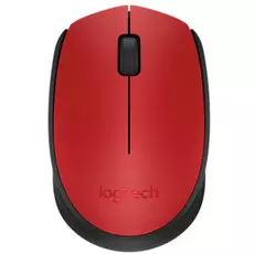 Мышь Wireless Logitech M171 910-004641 red-black, USB, 1000dpi