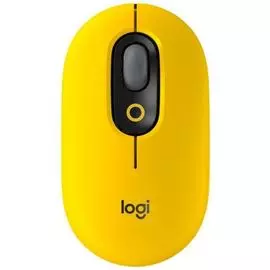 Мышь Wireless Logitech POP 910-006546 USB, 4000 dpi dpi, 4 кнопок, оптическая, жёлто-чёрная