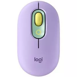 Мышь Wireless Logitech POP 910-006547 USB, 4000 dpi dpi, 4 кнопок, оптическая, фиолетово-зелёная