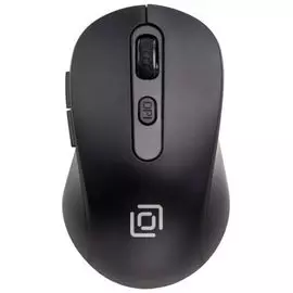 Мышь Wireless Oklick 677MW черная, оптическая (1600dpi) USB (6but)
