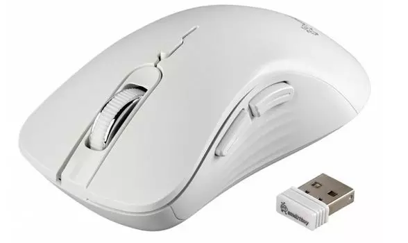 Мышь Wireless SmartBuy 616AG бесшумная, белая (1/40)