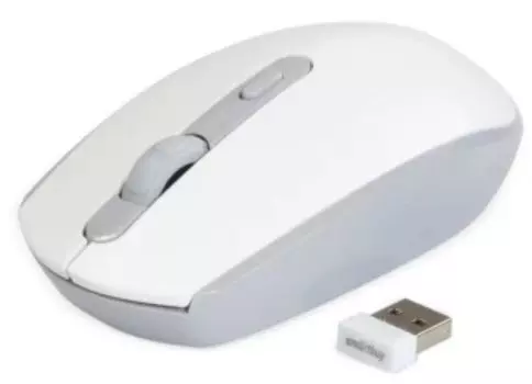 Мышь Wireless SmartBuy ONE 280AG бело-серая (1/40)