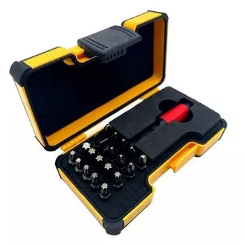 Набор бит Felo 02082136 SL/PZ/PH/TX с битодержателем STAR в кейсе, 21 шт