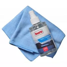 Набор Buro BU-Glcd чистящий (салфетки + гель) для экранов ЖК мониторов блистер 200мл