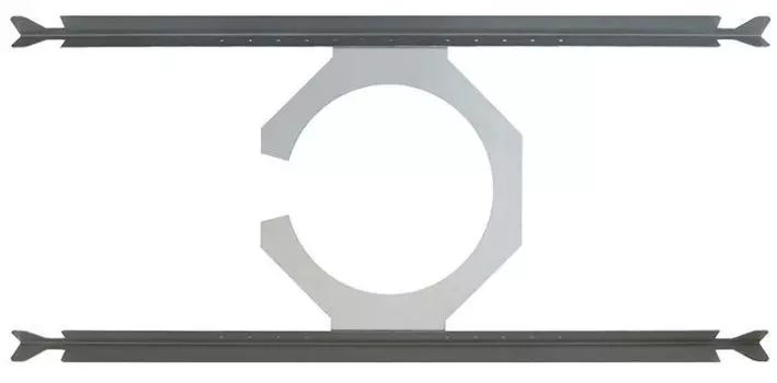 Набор Ecler IC-TB6 из двух креплений для установки двух акустических систем IC6 в модульный потолок