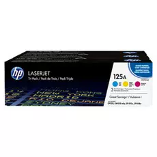 Набор картриджей HP 125A CF373AM для СLJ CP1215/CP1515/CP1518/CM1312mfp (1400 стр) Tri-Pack