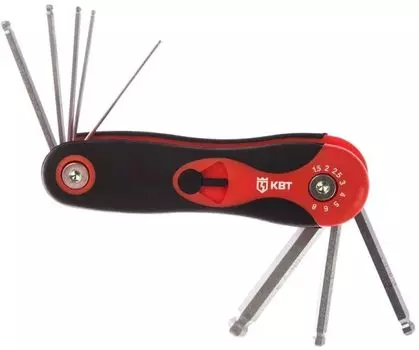 Набор ключей КВТ 80957 шестигранных с шаром НТК-Ш-08 серия KBT-PROFESSIONAL