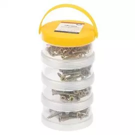 Набор KRANZ KR-01-3101-07 саморезов для ДСП 140 шт.