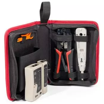 Набор КВТ 85935 для работ с сетевым кабелем LAN-4 серия ПРОФИ