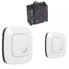 Набор Legrand 752550 Valena Allure with NETATMO, для управления освещением c 2х мест. Микромодуль реле 300 Вт 240В + два умных беспроводных 1-клавишны