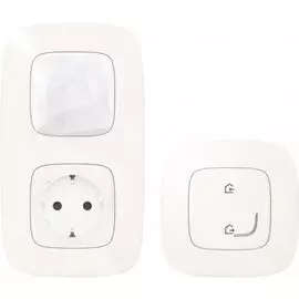 Набор Legrand 752996 Valena Allure with NETATMO, стартовый пакет. Шлюз WiFi + умная розетка 2К+З 16А 230В + главный беспроводной выключатель "Я дома/Я