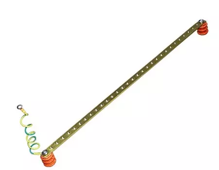 Набор MDX MDX-GRND-SET кабелей заземления (30см - 4 шт, набор: гайка, шайба - 8 шт)