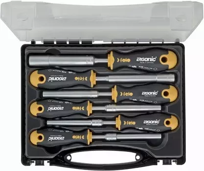 Набор отверток Felo 42810636 M-TECH Ergonic в кейсе, 6 шт