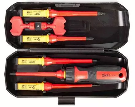 Набор отверток КВТ 83785 диэлектрических НИО-4405+ серия ПРОФИ