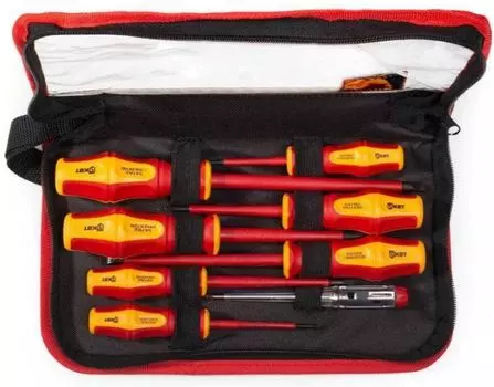 Набор отверток КВТ 87130 диэлектрических НИО-08-S серия ПРОФИ