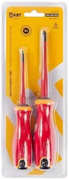 Набор отверток КВТ 88930 диэлектрических НИО-2202 PZ-FL СЛИМ