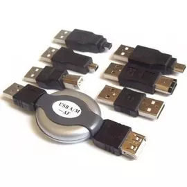 Набор Rexant 18-1203 USB 6 переходников + удлинитель (тип3)