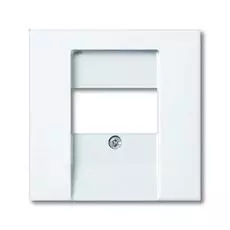 Накладка ABB 1724-0-4275 BASIC 55 центральная (накладка) для розетки 0247/0248, IP20 (белый)