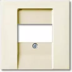 Накладка ABB 1724-0-4279 BASIC 55 аудиорозетки и ТЛФ/комп ТАЕ розеток (бежевая)