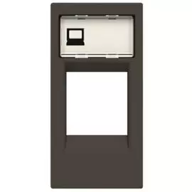 Накладка ABB 2CLA211810N1801 телеф/комп розетки(для суп.2017.2,2017.3,2018,2018.5,2018.6,2018.8) ант