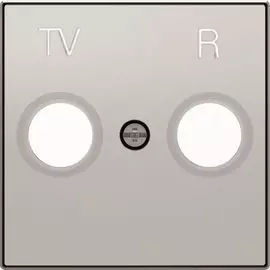 Накладка ABB 2CLA855000A1301 для TV-R розетки, серебристый алюминий