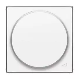 Накладка ABB 2CLA856020A1101 с поворотной ручкой для механизма поворотного светорегулятора, альпийский белый