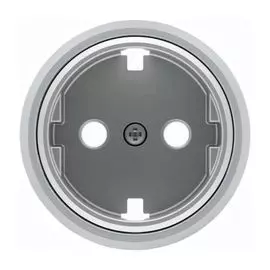 Накладка ABB 2CLA868890A1401 для розетки SCHUKO с плоской поверхностью, кольцо "хром"
