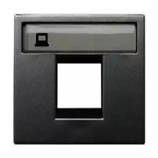 Накладка ABB N2218.1 AN для 1 суппорта/разъема 2017/2018 2 модуля (антрацит)