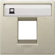 Накладка ABB N2218.1 CV для суппорта типа 2017/2018, 2 модуля (шампань)