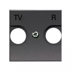 Накладка ABB N2250.8 AN 2CLA225080N1801 для TV-R розетки 2 модуля (антрацит)