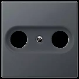 Накладка Jung A561BFPLTVANM TV-FM розетки A 500 антрацит