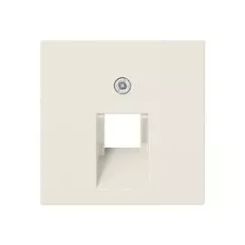 Накладка Jung A569-1PLUA 1-ой наклонной ТЛФ/комп розетки AS 500 бежевая
