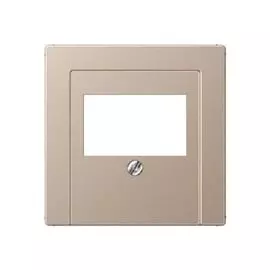 Накладка Jung A569PLTCH TAE, моно-/стерео аудио розетки A 500 шампань