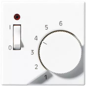 Накладка Jung ATR231PLWW термостата комнатного с выкл. A 500 Белая