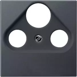 Накладка Jung EP561BFPLSATAN EcoProfi Антрацит для розетки TV-FM-SAT